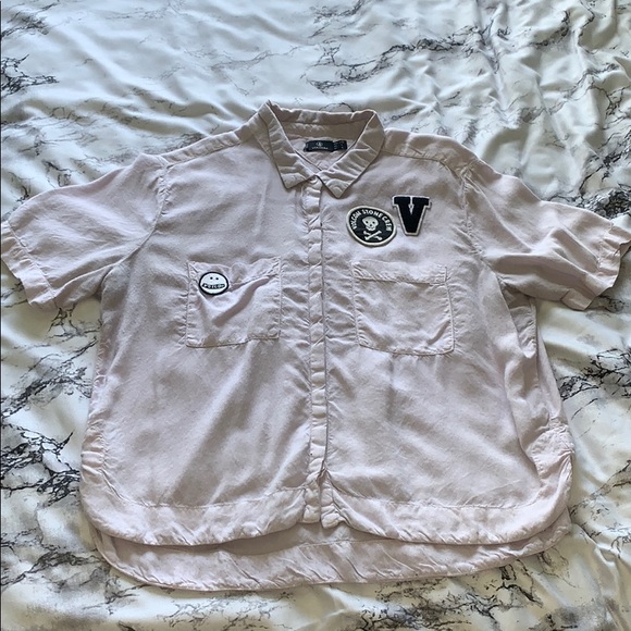 Volcom button up women’s - Picture 2 of 4